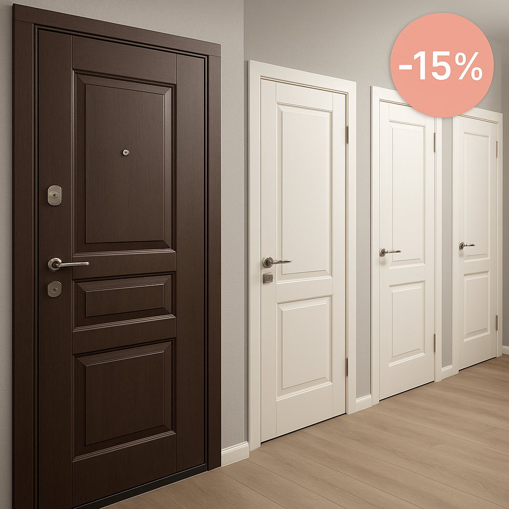 -15% на двери